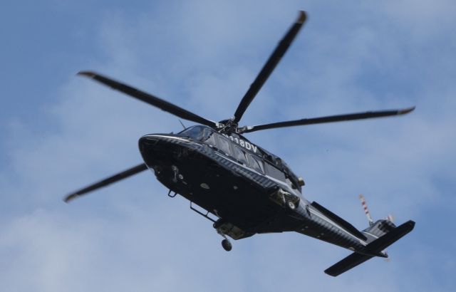 BELL-AGUSTA AB-139 (N118DV) - Making a low pass is this brand new AgustaWestland AW139 Rotorcraft in the Summer of 2019.