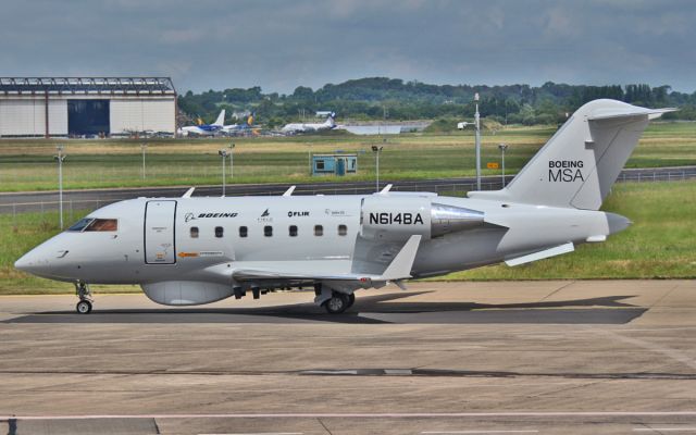 Canadair Challenger (N614BA) - boeings,challenger 604 n614ba (msa) test aircraft dep shannon 18/7/14.