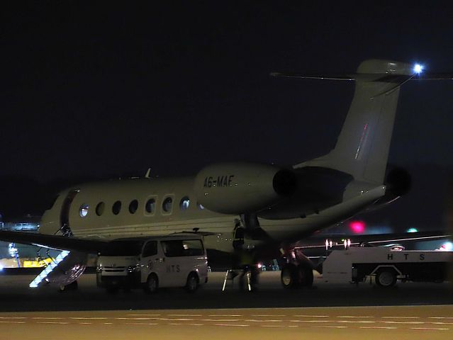 Gulfstream Aerospace Gulfstream G650 (A6-MAF) - I took this picture on  Feb 07, 2019.