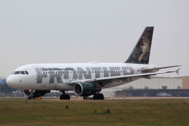 Airbus A319 (N928FR) - "Hank" The Bobcat (01-18-2011)