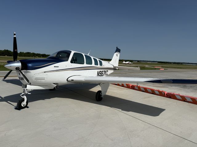 Beechcraft Bonanza (36) (N987KC) - Fuel Dock