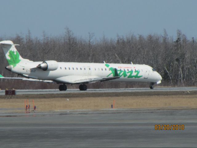 — — - Taxiing for takeoff at the Halifax Airport NS... March 20,2010