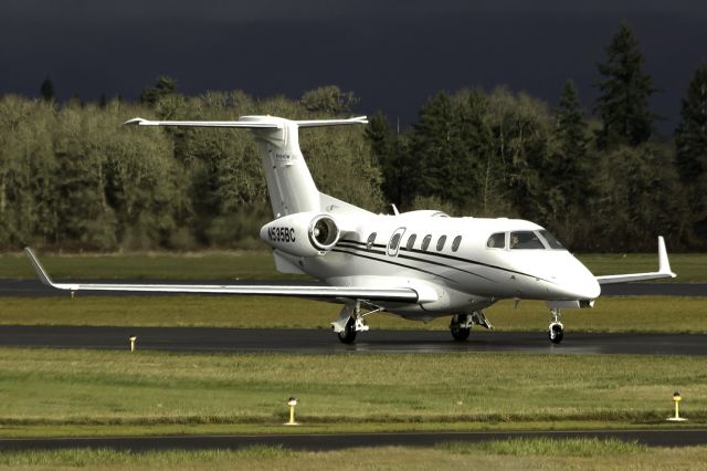 Embraer Phenom 300 (N535BC) - Aurora, Oregon based Phenom 300.  12-1-13.