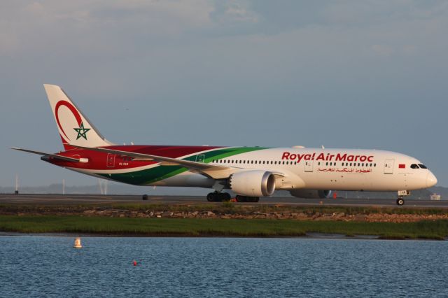 Boeing 787-9 Dreamliner (CN-RAM) - 1st day of service for RAM into Boston Logan on 6/22/19. 