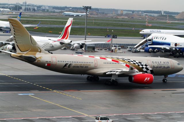 Airbus A330-300 (A9C-KB) - rain in EDDF