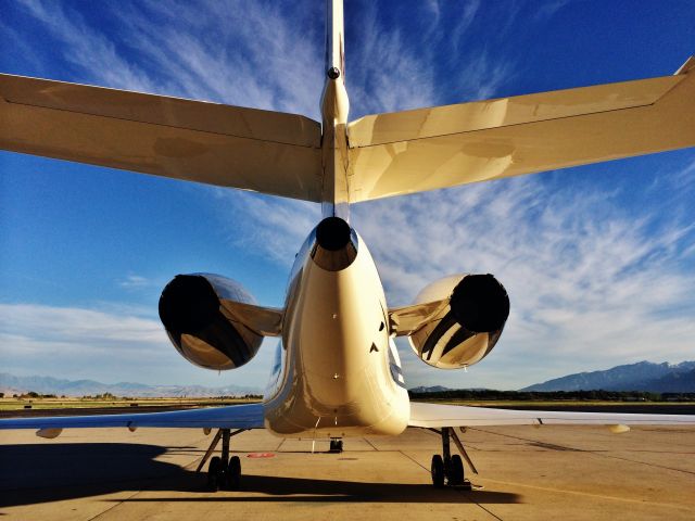 Dassault Falcon 2000 (N696SB) - Falcon 2000 EX Parked at TacAir in Provo Municipal Airport (KPVU)