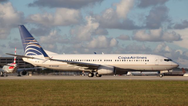Boeing 737-700 (HP-1833CMP) - Departing from MIA on the early evening of the 27th of September, 2018.