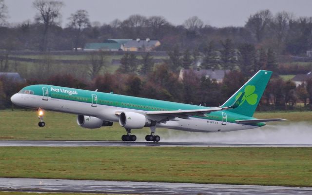 EI-LBS — - aer lingus 757-200 ei-lbs dep shannon on a test flight 20/3/14.