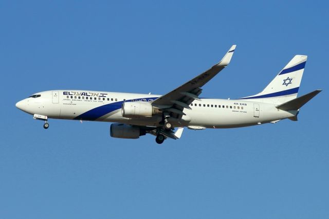 Boeing 737-800 (4X-EKB) - 22/11/2019:  Afternoon landing from London.
