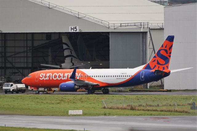 Boeing 737-800 (I-NEOS) - sun country b737-86n i-neos (to be n838sy) after paint by iac in shannon 1/11/19.