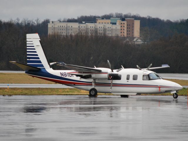 Rockwell Turbo Commander 690 (N910FC) - Parked at Concord Regional Airport - 3/14/09