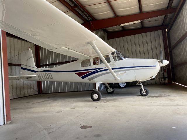 Cessna Skyhawk (N1100) - My 1956 Cessna 172 in the hangar, ready to go flying