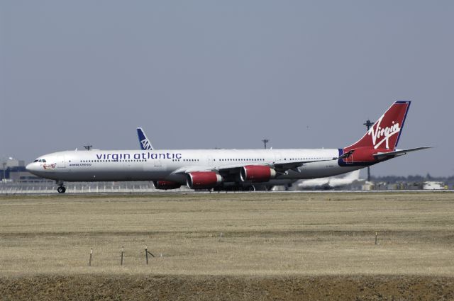 Airbus A340-600 (G-VSHY) - Departure at NRT Airport R/W34L on 2012/04/08