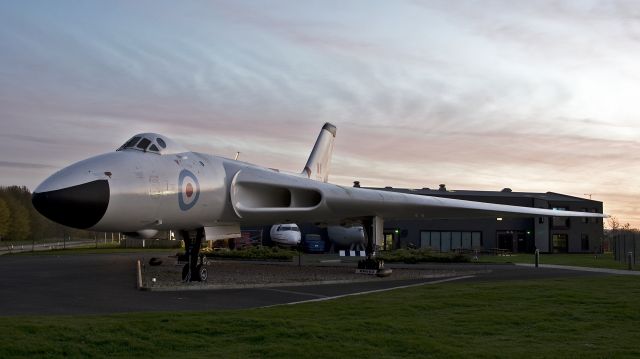 XM603 — - Avro Vulcan B Mk 2 XM603 has been refurbished and is now exhibited at the Avro Heritage Museum at Woodford, Cheshire UK - 9th November 2017