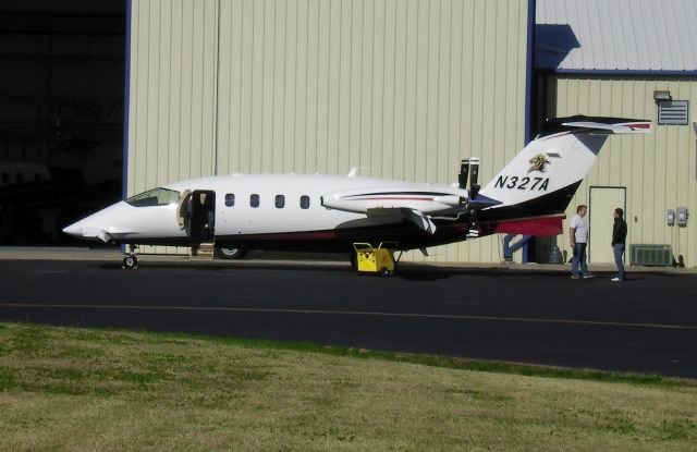 Piaggio P.180 Avanti (N327A) - Piaggio Avanti II in maintenance at KDTO.   For more information on Avanti II, see Ciao Avanti at: http://www.planeandpilotmag.com/aircraft/pilot-reports/piaggio-aero/ciao-avanti.html?tmpl=component&print=1&page=