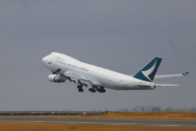 Boeing 747-400 (B-LIF) - Cathay Pacific Cargo (CX) B-LIF B747-467F ER [cn36871]br /Paris Charles de Gaulle (CDG). Cathay Pacific Cargo flight CX38 departs an overcast Paris to Delhi (DEL) and Hong Kong (HKG).br /Taken from Terminal 1 arrivals level.br /2018 08 09br /a rel=nofollow href=http://alphayankee.smugmug.com/Airlines-and-Airliners-Portfolio/Airlines/Asia-Pacific-Airlines/Cathay-Pacific-Airways-CXhttps://alphayankee.smugmug.com/Airlines-and-Airliners-Portfolio/Airlines/Asia-Pacific-Airlines/Cathay-Pacific-Airways-CX/a