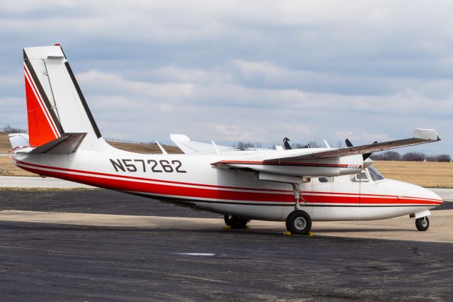 Aero Commander 500 (N57262) - An Aero Commander 500 on the ramp at Dayton-Wright Brothers Airport.