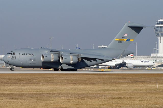 Boeing Globemaster III (03-3124) - BOEING C17A Globemaster III, US Air Force, EDDM München Franz Josef Strauss