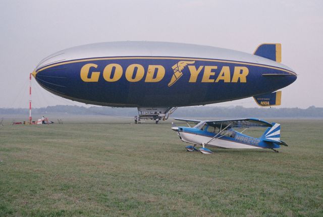 N88202 — - Parked near the Goodyear Blimp at Smyrna, TN