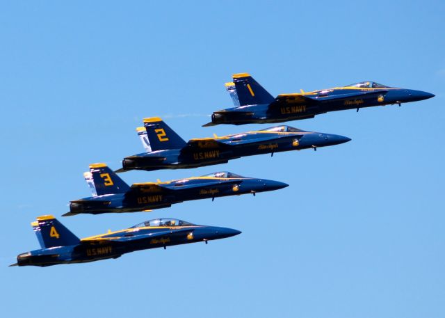 McDonnell Douglas FA-18 Hornet (16-3455) - Friday practice at Barksdale Air Force Base. 