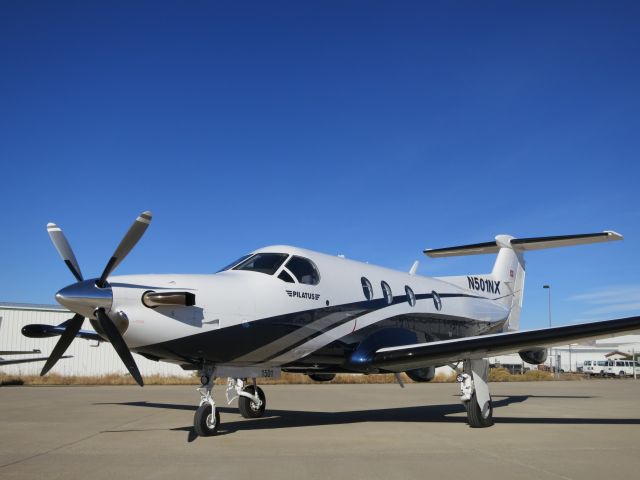 Pilatus PC-12 (N501NX) - Fresh paint...