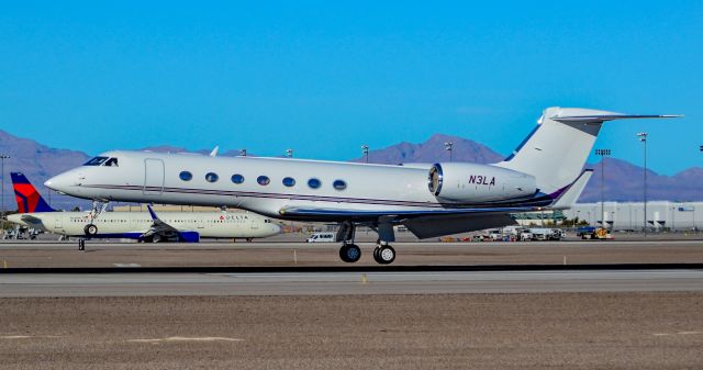 Gulfstream Aerospace Gulfstream V (N3LA) - N3LA 2007 GULFSTREAM GV-SP (G550) s/n 5141 - Las Vegas - McCarran International (LAS / KLAS)br /USA - Nevada,  January 18, 2019br /Photo: TDelCoro