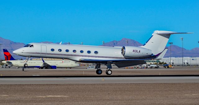 Gulfstream Aerospace Gulfstream V (N3LA) - N3LA 2007 GULFSTREAM GV-SP (G550) s/n 5141 - Las Vegas - McCarran International (LAS / KLAS)br /USA - Nevada,  January 18, 2019br /Photo: TDelCoro