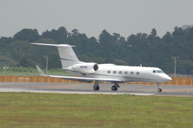 Gulfstream Aerospace Gulfstream V (N757E) - Departure at Narita Intl Airport 16R on 2008/8/3