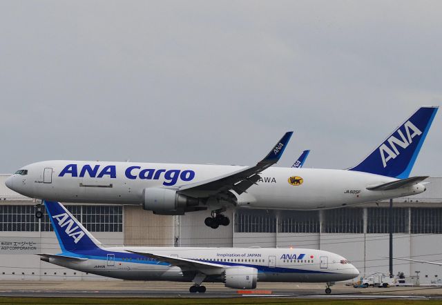 BOEING 767-300 (JA605F) - The freight and traveler flight. The respective dreams are carried.