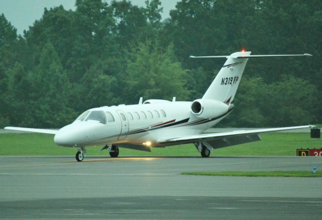 Cessna Citation CJ3 (N319VP) - CESSNA AIRCRAFT CO (NASCAR driver Matt Kenseth) arriving at KJQF from the race at Watkins Glen - 8/10/14 