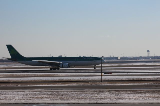 Airbus A330-300 (EI-DUZ) - 012613 landing on Rwy28