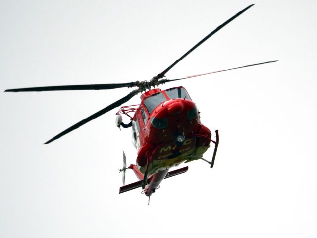 Bell JetRanger (VH-LSA) - Heading off on another emergency flight. Wednesday 4th July 2012.