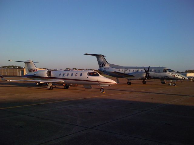 Learjet 31 (N500WR) - Rusty Wallaces Lear sitting at Millington, TN just waiting for the Busch race to conclude.