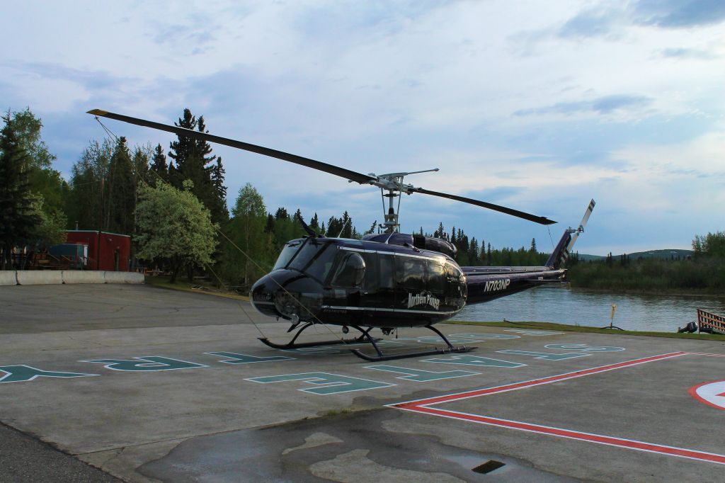 Bell UH-1V Iroquois — - 3 November Papa is a UH-1H Special. She has been lightened so that she may carry externalloads that are heavier than if she had a full interior and everything else. Therefore she is on a restricted license to only do such and not able to carry fire crews. Please note she is also a Veteran of the Vietnam War.