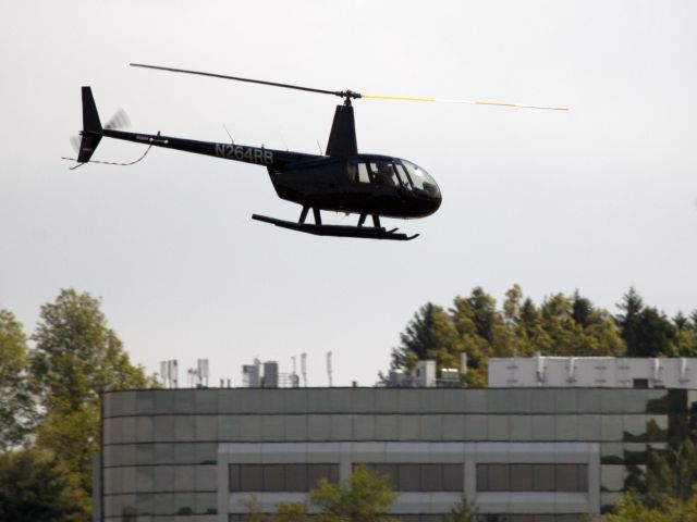Robinson R-44 (N264RB) - Along runway 17.
