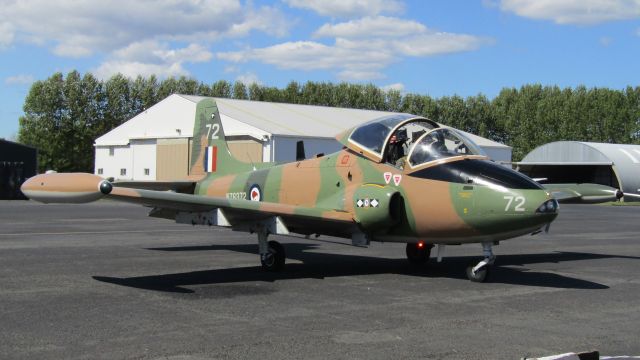 HUNTING PERCIVAL P-84 Jet Provost (ZK-BAC) - Strikemaster making quite a racket while idling after a display.