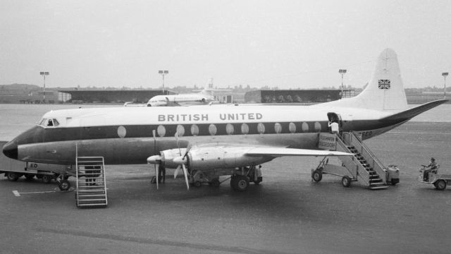 VICKERS Viscount (G-ASED) - 1966 at Düsseldorf (EDDL)