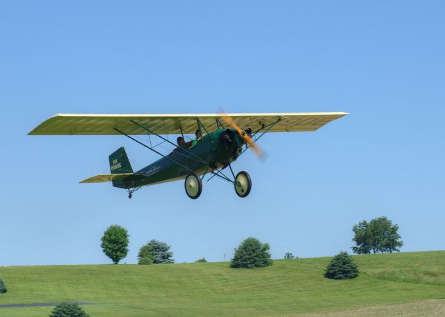 Cessna 206 Stationair (N899DE) - Pietenpol Air Camper taking off on runway 10