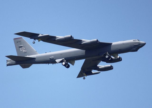 Boeing B-52 Stratofortress (60-0011) - At Barksdale Air Force Base. Front paint has faded since last photographed.