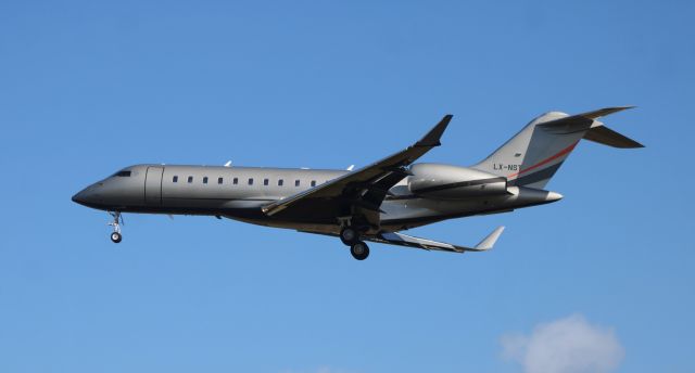 Bombardier Global Express (LX-NST) - November 2, 2023.