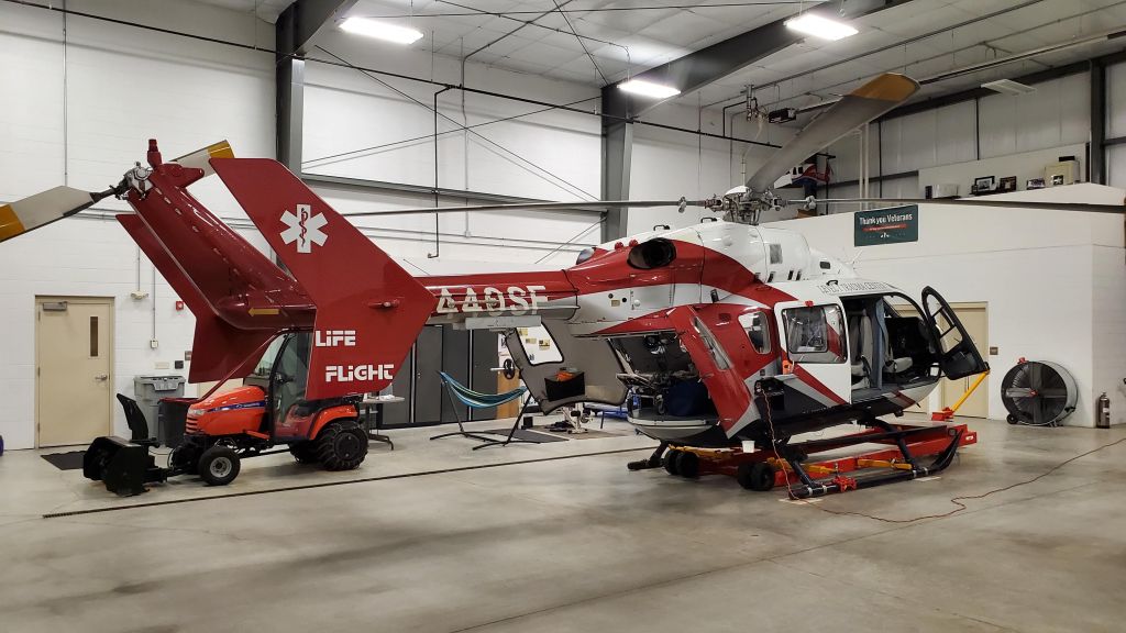 KAWASAKI EC-145 (N440SF) - Hangar tour, 1-9-2020