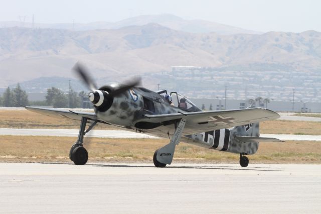 NX190RF — - Taxiing back to the hangar after demo flight.