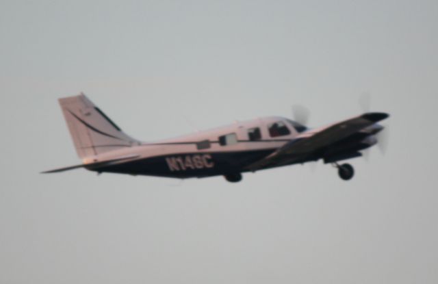 Piper Seneca (N148C) - Taking off from FTY on 02/15/2011