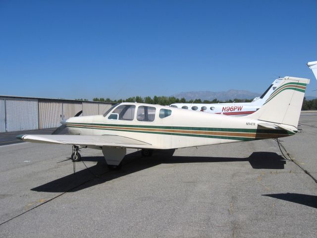 Beechcraft Bonanza (36) (N94TR) - At Corona Airport