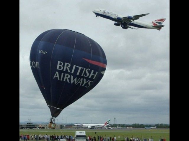 — — - British Airways equipment