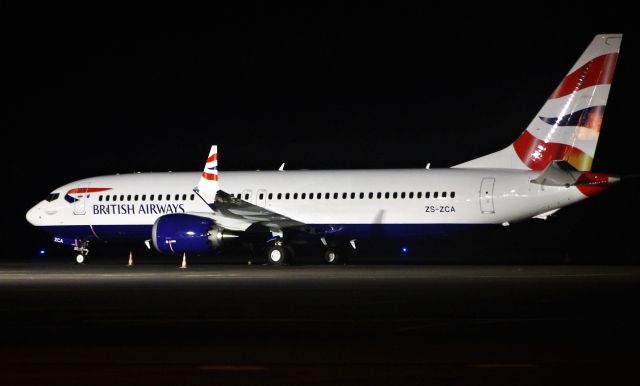 Boeing 737 MAX 8 (ZS-ZCA) - Santa Maria Island International Airport - LPAZ. December 16, 2021.