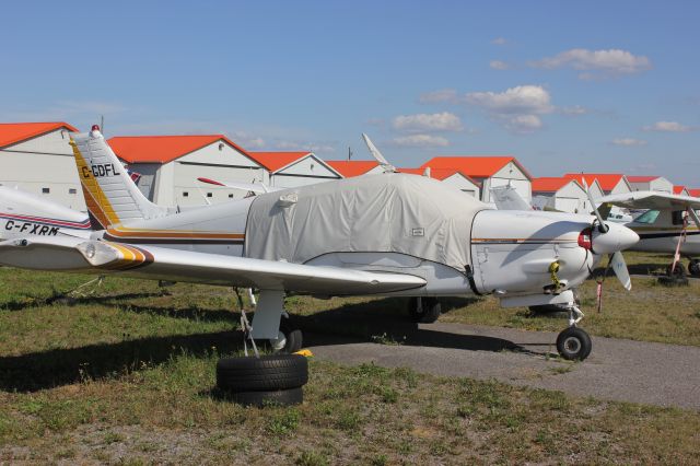Piper Cherokee Arrow (C-GDFL) - C-GDFL Piper Cherokee Arrow II stationné à laréoport de Joliette CSG3 QC.le 12-08-2018