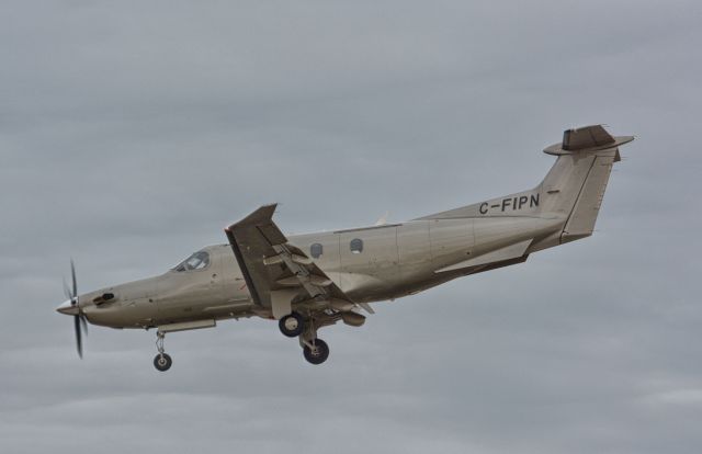 Pilatus PC-12 (C-FIPN) - Visiting CYHU, 04-04-2021