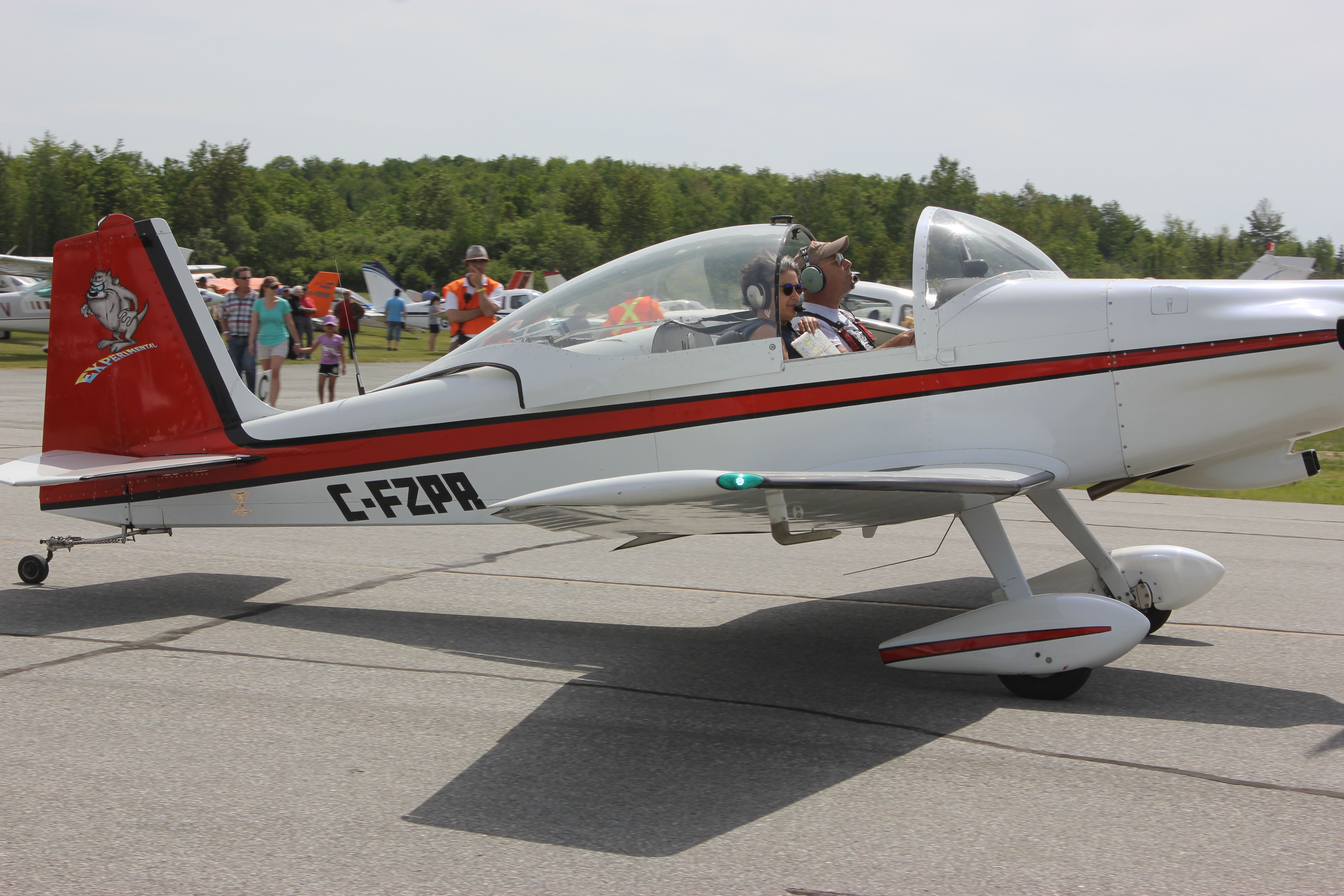 C-FZPR — - C-FZPR Mustang-II à lAéroport de Sherbrooke QC. CYSC pour un Fly-in 16-06-2018