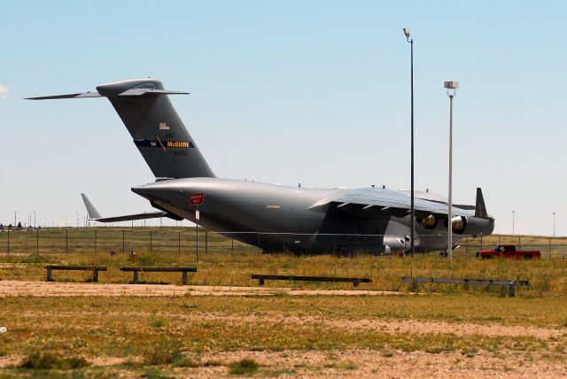 Boeing Globemaster III (04-4132) - C-17 at Peterson AFB in Colorado Springs, CO. September 2009.